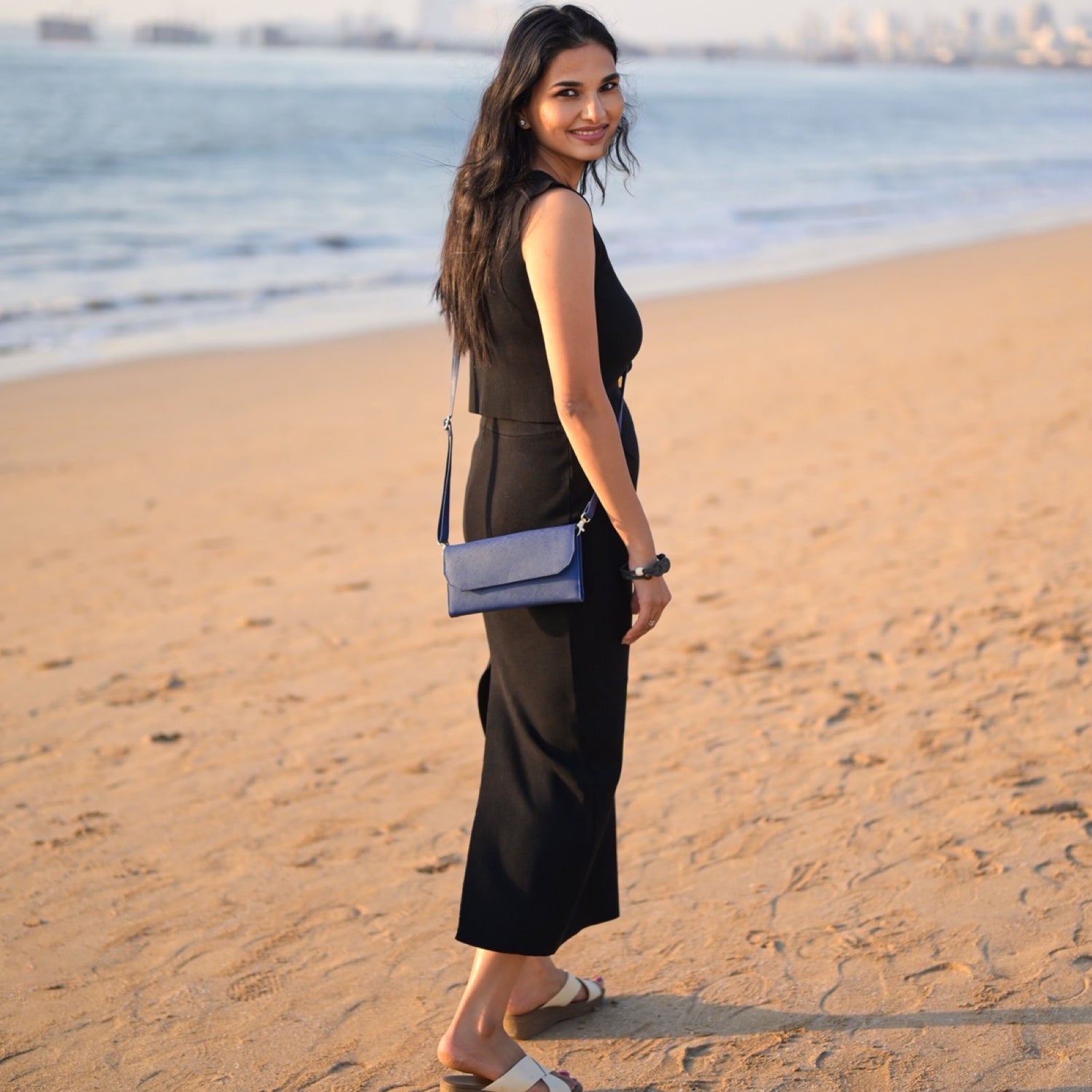 ZenKind Aura Flap Crossbody Bag – EORI Eucalyptus Vegan Leather