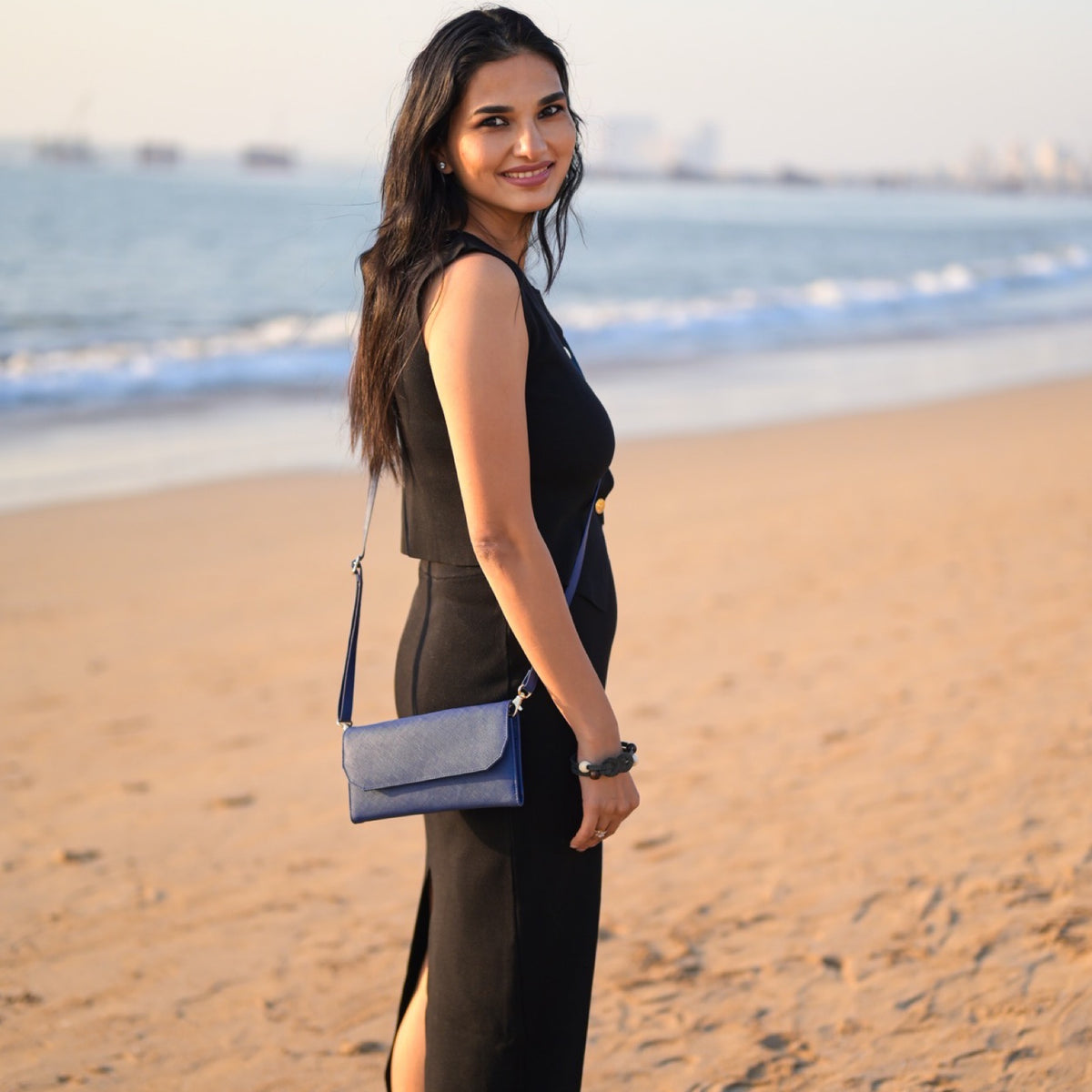 ZenKind Aura Flap Crossbody Bag – EORI Eucalyptus Vegan Leather