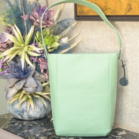 ZenKind Kanso — Slim Carryall Tote (EORI eucalyptus leather)