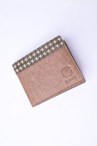 Vegan Mens Wallet | Natural Mens Wallet made of coconut leather