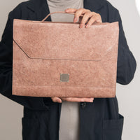 Vegan Unisex Laptop Bag | Natural Laptop Bag made of coconut leather