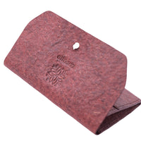 Vegan Flap Card Holder | Natural Flap Wallet made of coconut leather