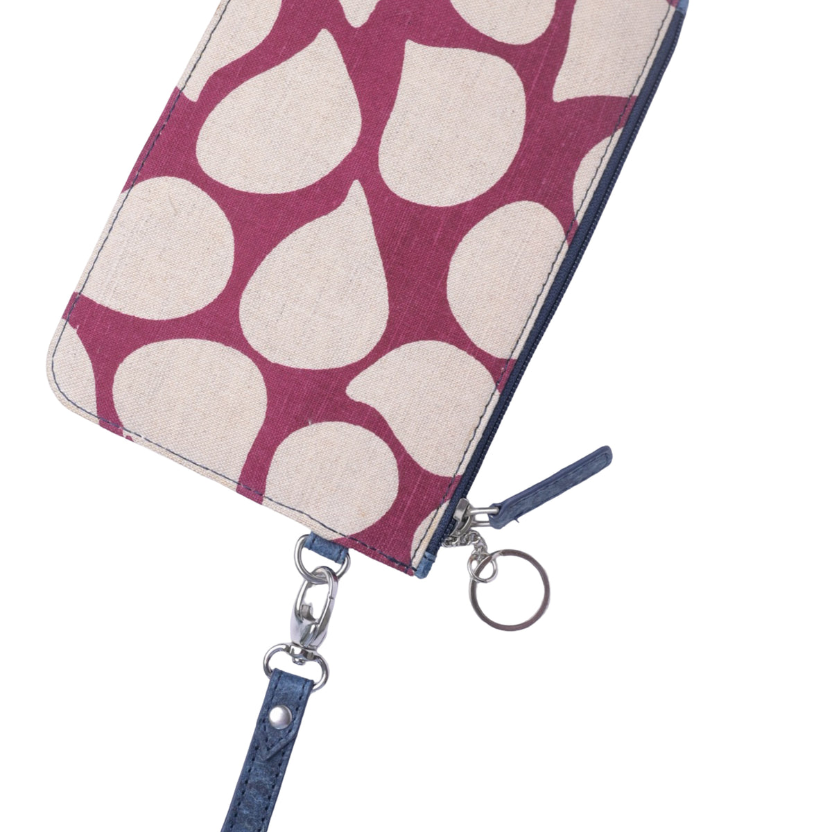 Vegan hand wristlet| Double Sided Wristlet made of coconut leather