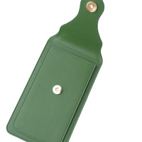 ZenKind Groove Snap Phone Pouch – EORI Eucalyptus Vegan Leather