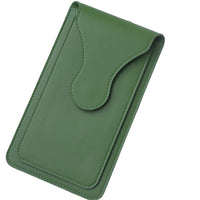 ZenKind Groove Snap Phone Pouch – EORI Eucalyptus Vegan Leather