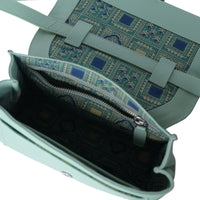 ZenKind Satori — Flap Crossbody Bag (EORI eucalyptus leather)