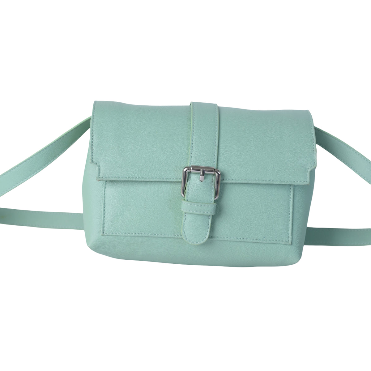ZenKind Satori — Flap Crossbody Bag (EORI eucalyptus leather)