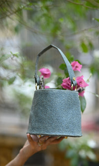 Beautiful Natural Bucket Bag by Zenkindstore