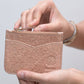 Pink Natural Card Holder from Zenkindstore