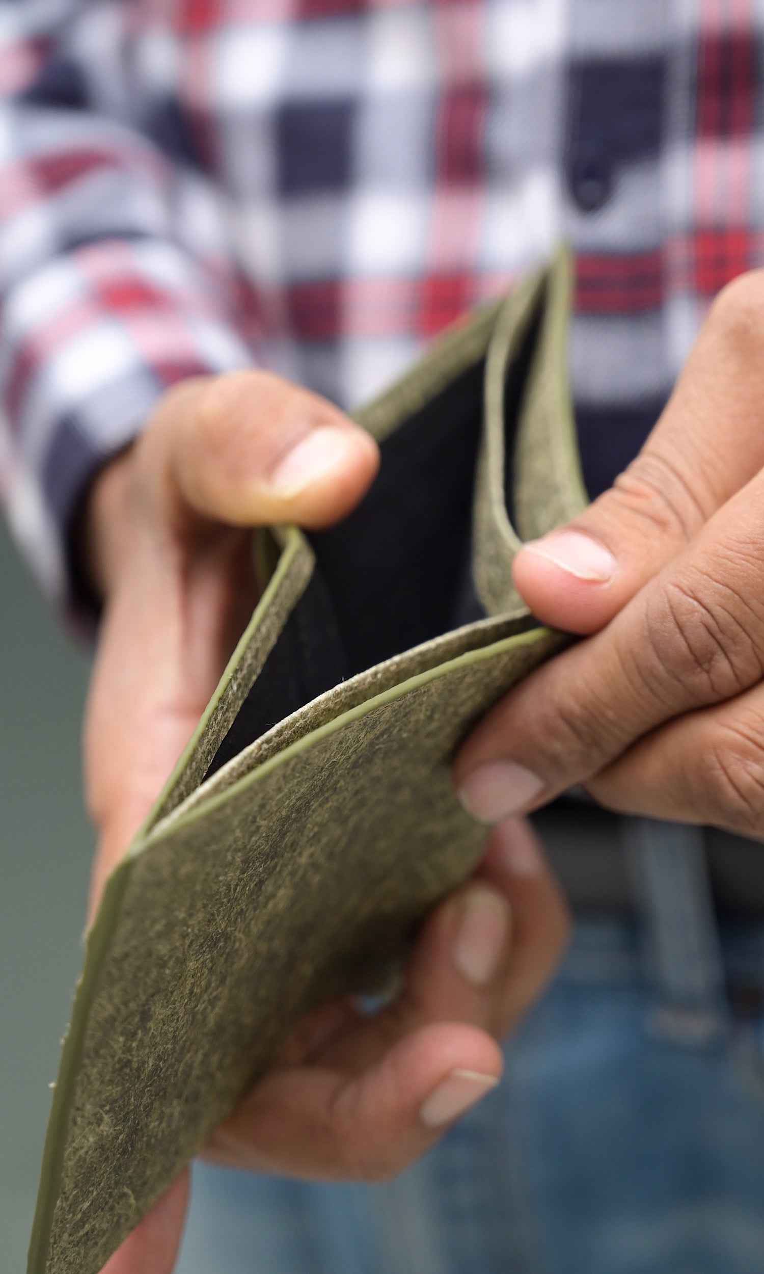 Natural Men's Wallet By Zenkindstore