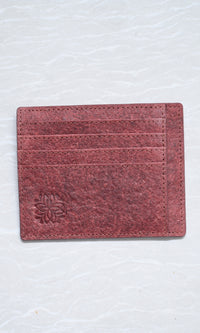 Red Natural Card Holder of Zenkindstore